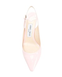 Розовые кожаные туфли от Jimmy Choo