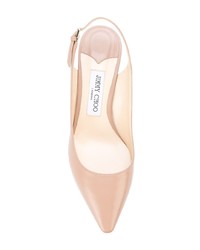 Розовые кожаные туфли от Jimmy Choo