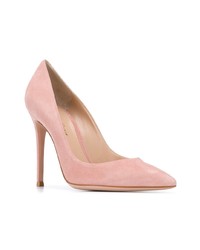 Розовые кожаные туфли от Gianvito Rossi