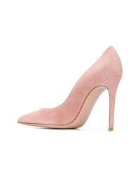 Розовые кожаные туфли от Gianvito Rossi