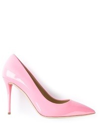 Розовые кожаные туфли от Giuseppe Zanotti