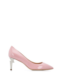 Розовые кожаные туфли от Giuseppe Zanotti