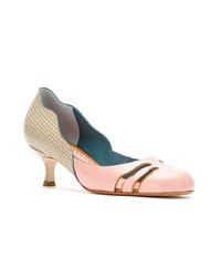 Розовые кожаные туфли от Sarah Chofakian