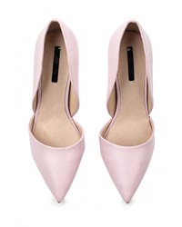 Розовые кожаные туфли от LOST INK