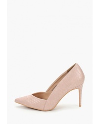 Розовые кожаные туфли от LOST INK