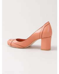 Розовые кожаные туфли от Sarah Chofakian