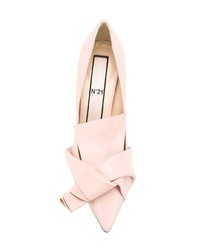 Розовые кожаные туфли от N°21