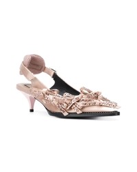 Розовые кожаные туфли от N°21