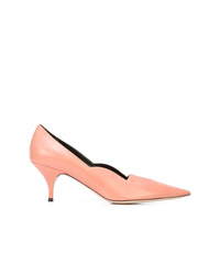 Розовые кожаные туфли от Nina Ricci