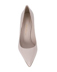 Розовые кожаные туфли от Salvatore Ferragamo