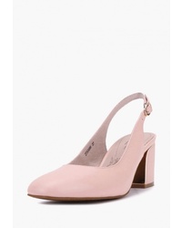 Розовые кожаные туфли от Pierre Cardin