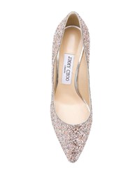 Розовые кожаные туфли от Jimmy Choo
