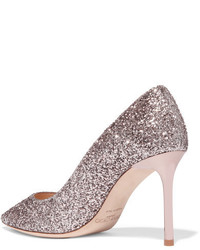 Розовые кожаные туфли от Jimmy Choo