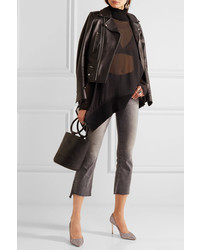 Розовые кожаные туфли от Jimmy Choo