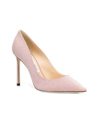 Розовые кожаные туфли от Jimmy Choo