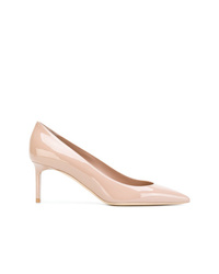 Розовые кожаные туфли от Saint Laurent