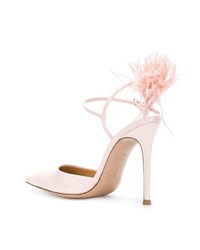 Розовые кожаные туфли от Gianvito Rossi
