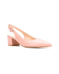 Розовые кожаные туфли от Gianvito Rossi