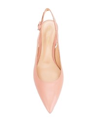 Розовые кожаные туфли от Gianvito Rossi