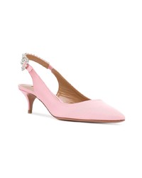 Розовые кожаные туфли от Aquazzura