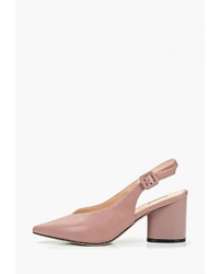 Розовые кожаные туфли от Zenden