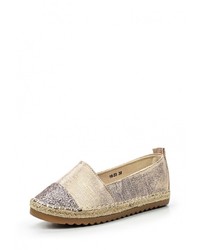 Женские розовые кожаные эспадрильи от Queen Vivi