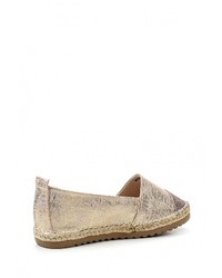 Женские розовые кожаные эспадрильи от Queen Vivi