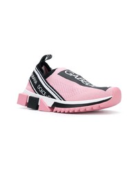 Женские розовые кроссовки от Dolce & Gabbana