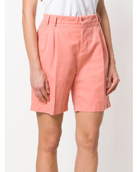 Женские розовые льняные шорты от Aspesi