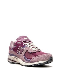 Мужские розовые низкие кеды от New Balance