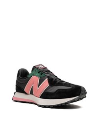 Мужские розовые низкие кеды от New Balance