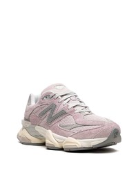 Мужские розовые низкие кеды от New Balance