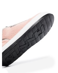 Мужские розовые низкие кеды от Sunnei