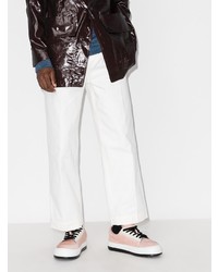 Мужские розовые низкие кеды от Sunnei