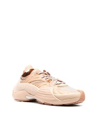 Мужские розовые низкие кеды от Lanvin