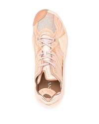 Мужские розовые низкие кеды от Lanvin