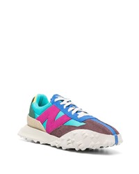 Мужские розовые низкие кеды от New Balance