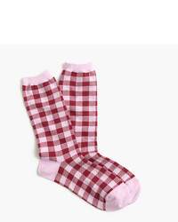 Розовые носки с принтом