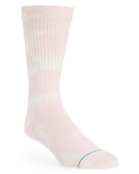 Розовые носки с принтом
