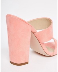 Розовые сабо от Asos