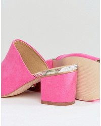 Розовые сабо от Oasis