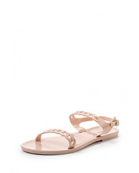 Розовые сандалии на плоской подошве от Baon