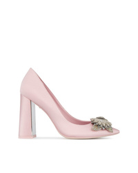 Розовые сатиновые туфли от Sophia Webster