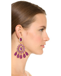 Розовые серьги от Kenneth Jay Lane