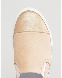 Женские розовые слипоны от Pull&Bear