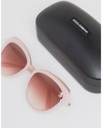 Женские розовые солнцезащитные очки от Dolce & Gabbana