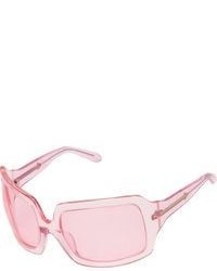 Женские розовые солнцезащитные очки от Karen Walker