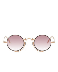 Мужские розовые солнцезащитные очки от Matsuda