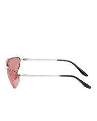 Женские розовые солнцезащитные очки от Prada