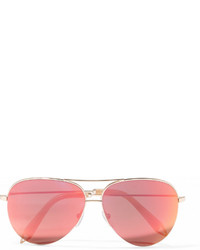 Женские розовые солнцезащитные очки от Victoria Beckham